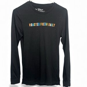 Dutch Bros CS Black Long Sleeve “Roasted Fresh Daily” Palm Trees DB 1992